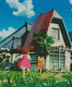 Ghibli Home Art Diamond Painting