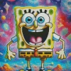 Happy SpongeBob Art Diamond Painting