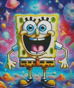 Happy SpongeBob Art Diamond Painting