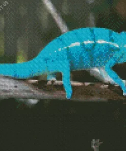 Panther Chameleon Diamond Painting