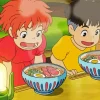 Ponyo and Sosuke Diamond Painting