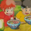 Ponyo and Sosuke Diamond Painting