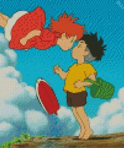 Ponyo Anime Diamond Painting