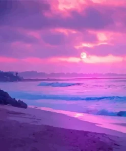 Purple Sunset Diamond Painting