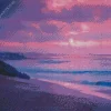 Purple Sunset Diamond Painting