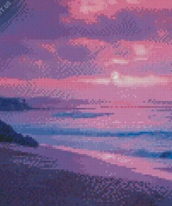 Purple Sunset Diamond Painting