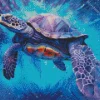 Purple Turtle Diamond Painting