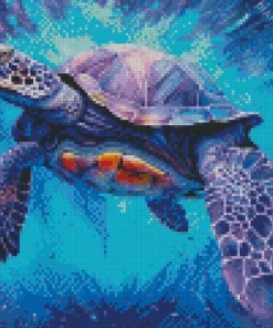 Purple Turtle Diamond Painting