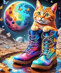 Puss In Boots Diamond Painting