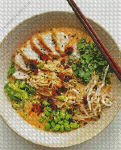 Ramen Bowl Diamond Painting