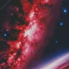 Red And Black Galaxy Diamond Painting