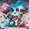 Robot Couple Diamond Painting