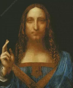 Salvator Mundi By Leonardo Da Vinci Diamond Painting