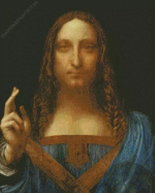 Salvator Mundi By Leonardo Da Vinci Diamond Painting