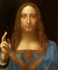 Salvator Mundi By Leonardo Da Vinci Diamond Painting