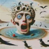 Screaming Man Surrealism Art Diamond Painting