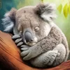 Tired Koala Diamond Painting