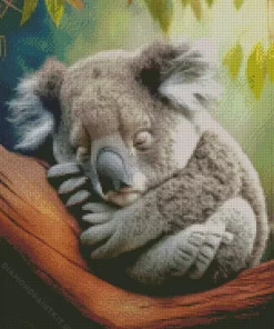 Tired Koala Diamond Painting