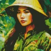 Vietnamese Girl Diamond Painting