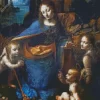 Virgin Of The Rocks By Leonardo Da Vinci Diamond Painting