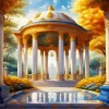 White Gazebo Diamond Painting