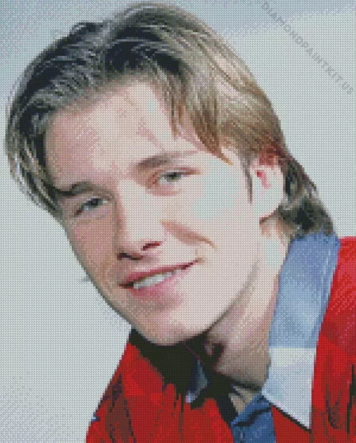 Young David Beckham Diamond Painting