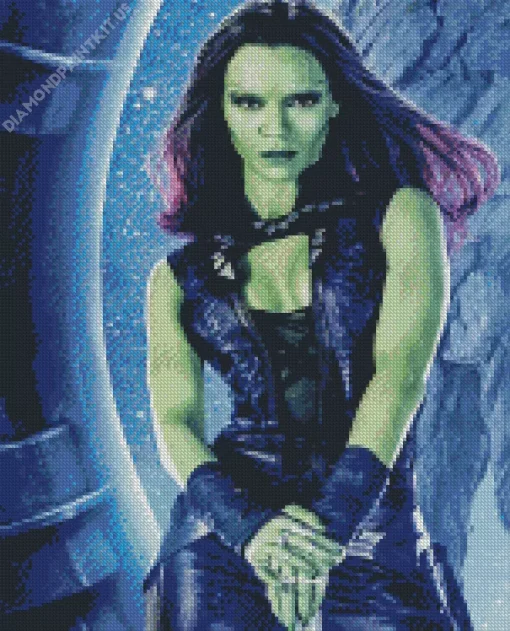 Gamora Guardians of the Galaxy Diamond Painting