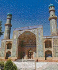 Herat Central Blue Mosque Diamond Painting