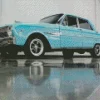 Light Blue Ford Falcon Diamond Painting