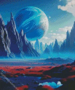 The Blue Planet Diamond Painting