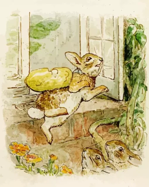 Beatrix Potter Bunnies Diamond Painting