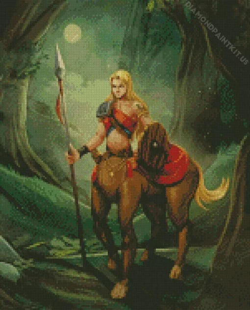 Beautiful Female Centaur Diamond Painting