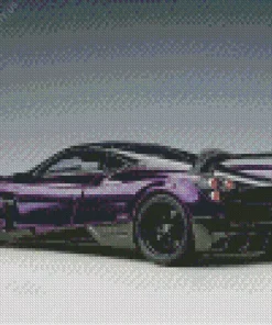 Black And Purple Car Diamond Painting