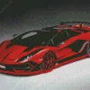 Black And Red Car Diamond Painting