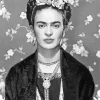 Black And White Frida Kahlo Diamond Painting