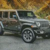 Black Jeep Car Diamond Painting