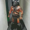 Black Taurus Wrestler Diamond Painting