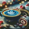 Blue Coffee And Sweets Diamond Painting