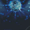 Blue Disco Ball Diamond Painting