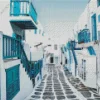 Blue Greece Diamond Painting