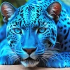 Blue Jaguar Diamond Painting