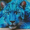 Blue Jaguar Diamond Painting