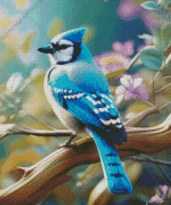 Blue Jay Diamond Painting