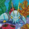 Blue Lobster Pokemon Diamond Painting