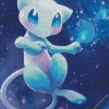 Blue Mew Pokemon Diamond Painting