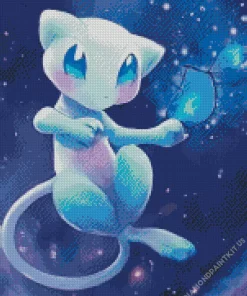 Blue Mew Pokemon Diamond Painting