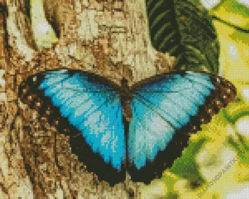 Blue Morpho Butterfly Diamond Painting