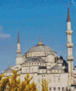 Blue Mosque Diamond Painting