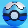 Blue Pokeball Diamond Painting