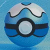 Blue Pokeball Diamond Painting